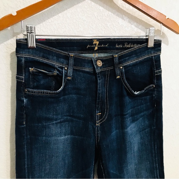 7 for all mankind The Lexi Petite Bellbottom Jeans Sz 26 - Picture 6 of 13